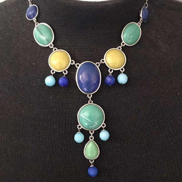 Mod Squad Princess Necklace Multicolored Beads - Picture 1 of 6